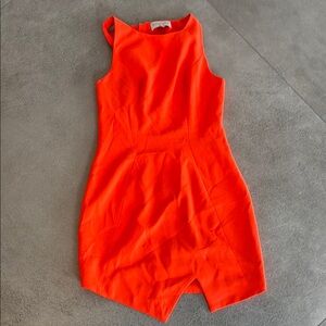 Keepsake Orange Sleeveless Dress